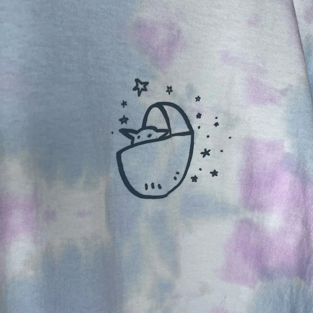 Disney Parks Star Wars Mandalorian Grogu baby yoda Tie Dye Spirit Jersey XL - Picture 4 of 8